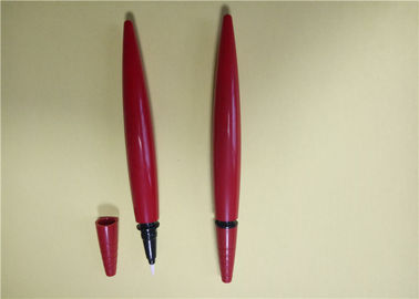 Waterproof Liquid Eyeliner Pen , Red ABS Material Long Lasting Eyeliner