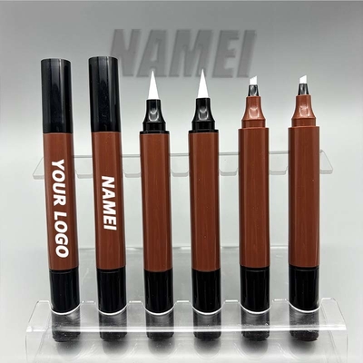 Good price Wholesale 2 In 1 Eyebrow Pencil And Eyeliner Customize Printing Empty Eyebrow Pencil And Eyeliner Tube Container online