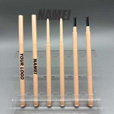Good price Wholesale Customized Private Logo Design Double-headed Slim Tube Eyebrow Pen container with Brush from Factory online