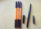 Waterproof Auto Eyebrow Pencil Taupe Color Slanted ABS Material ISO9001