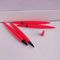 Custom Waterproof Eyeliner Pencil , Red Pp Liquid Pen Eyeliner Injection Color