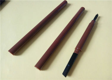 Good price Slim Brown Waterproof Eyebrow Pencil Tube Custom Designs ABS Material online