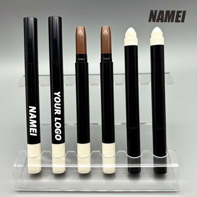 Good price New Cosmetic Packaging 4g White Pink Chapstick Lipstick Pen Plastic Tube With Chipper And Cotton Brush online