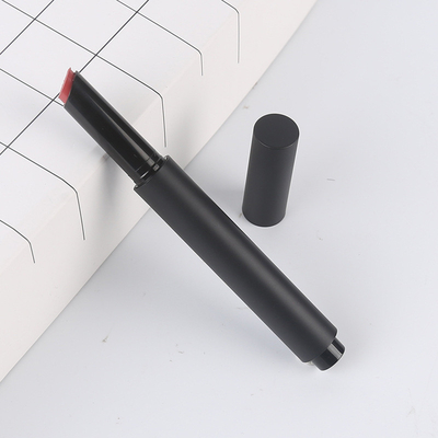 Good price Compressible Round matte black lip balm lipstick tubes container for makeup tubes online