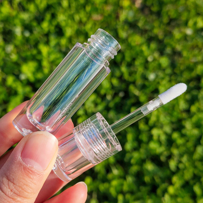 Good price custom lip gloss tubes transparent cosmetic container pen lip gloss tubes with brush lip gloss tubes wholesale online