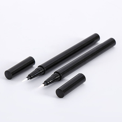 Good price Cosmetic packaging material for thin Eyeliner pen thin liquid Eye line pencil with steel beads empty black container online